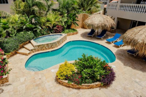Elegant 2-bedroom apartment 2 km from Eagle beach